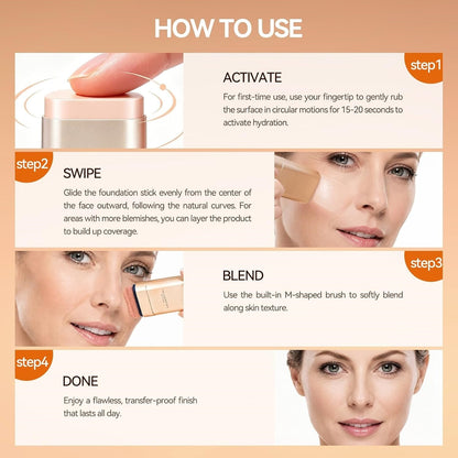 Tinted Mineral Sunscreen Stick SPF 30 – Zinc Oxide + Buildable Coverage